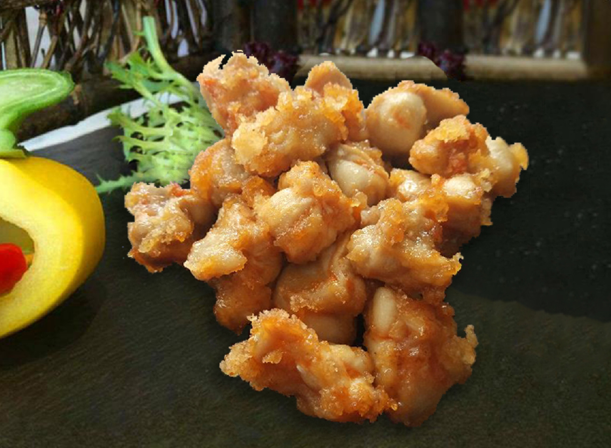 Breaded squid bites