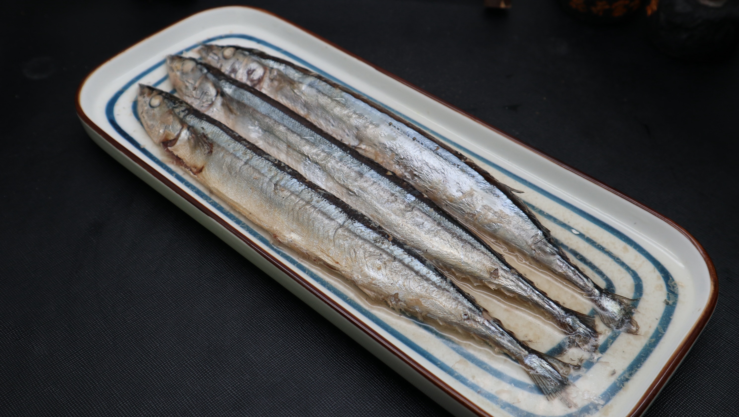 Tsukudani saury, salted